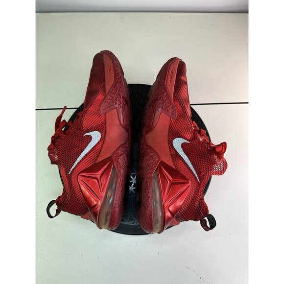 Size 9.5 - Nike LeBron 12 Low University Red - Picture 5 of 10